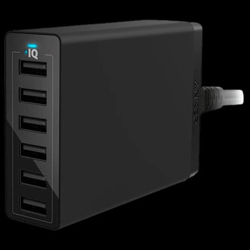 Anker PowerPort 6-USB Fast Charger 12W Black